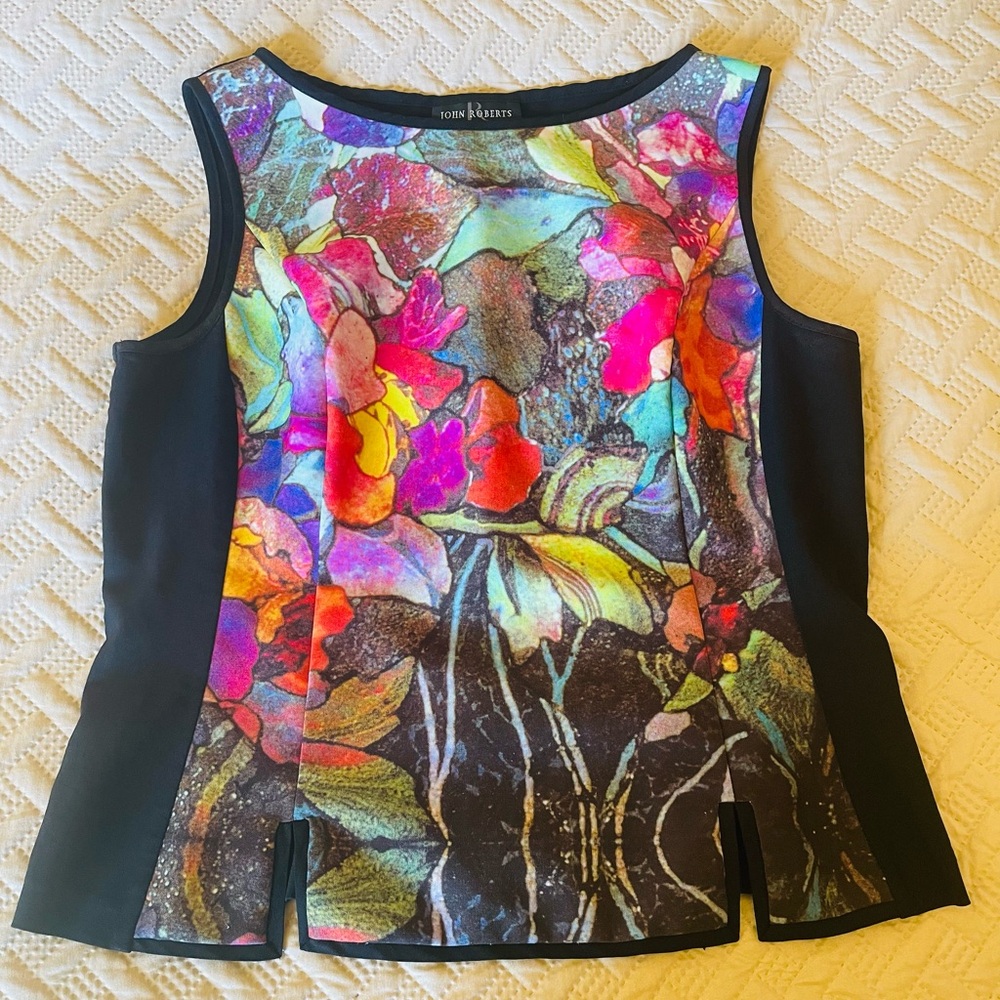 Beautiful Vibrant Sleeveless Top - P1